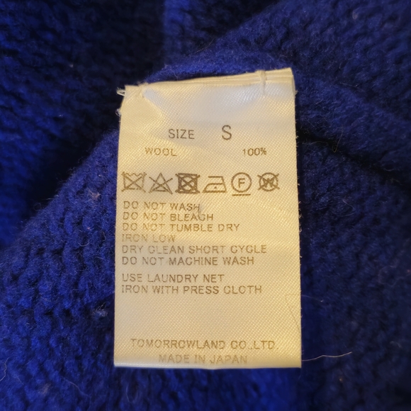 TOMORROWLAND Colour Block Turtleneck Sweater, Jumper, Small, Soft - Picture 3 of 9